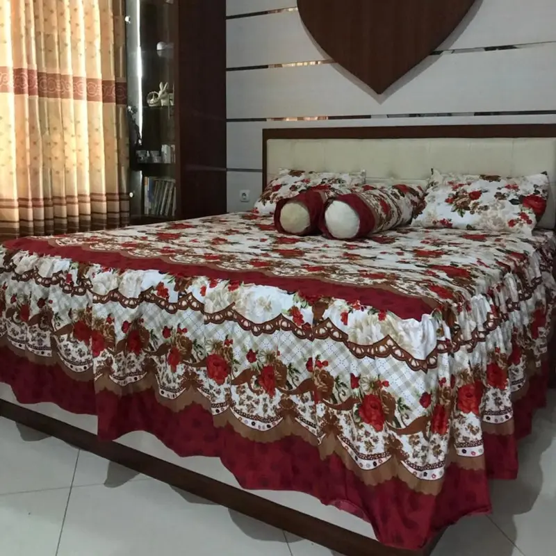 Sprei rumbai ukuran 180cmx200cmx tinggi seprei 20cm tinggi rumbai 40cm Seprai 0