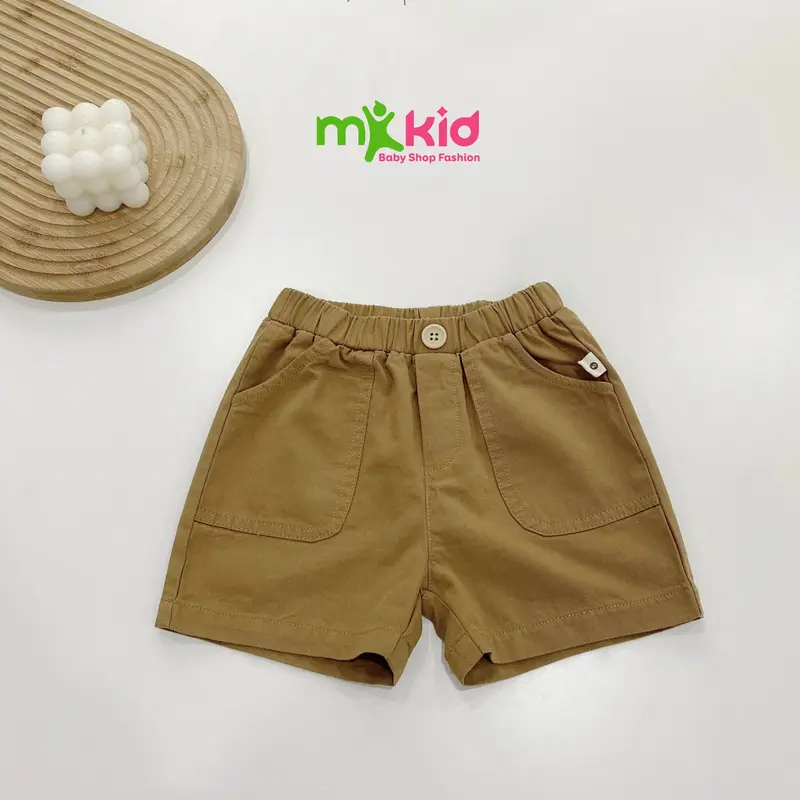 Quần Short Cho Bé Trai  8-24kg, Chất Kaki mềm mịn mát 5