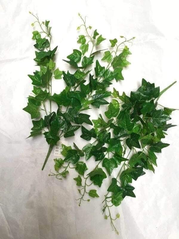 Bụi rủ lá leo 3 nhánh decor- Lá giả trang trí 3