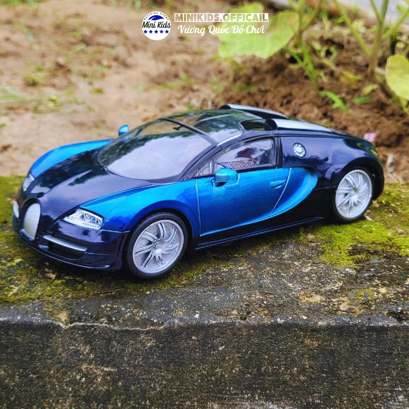Đồ chơi siêu xe Bugati size lớn chạy pin (tặng kèm pin) phát có đèn sáng dành cho bé - MiniKids Toy 7