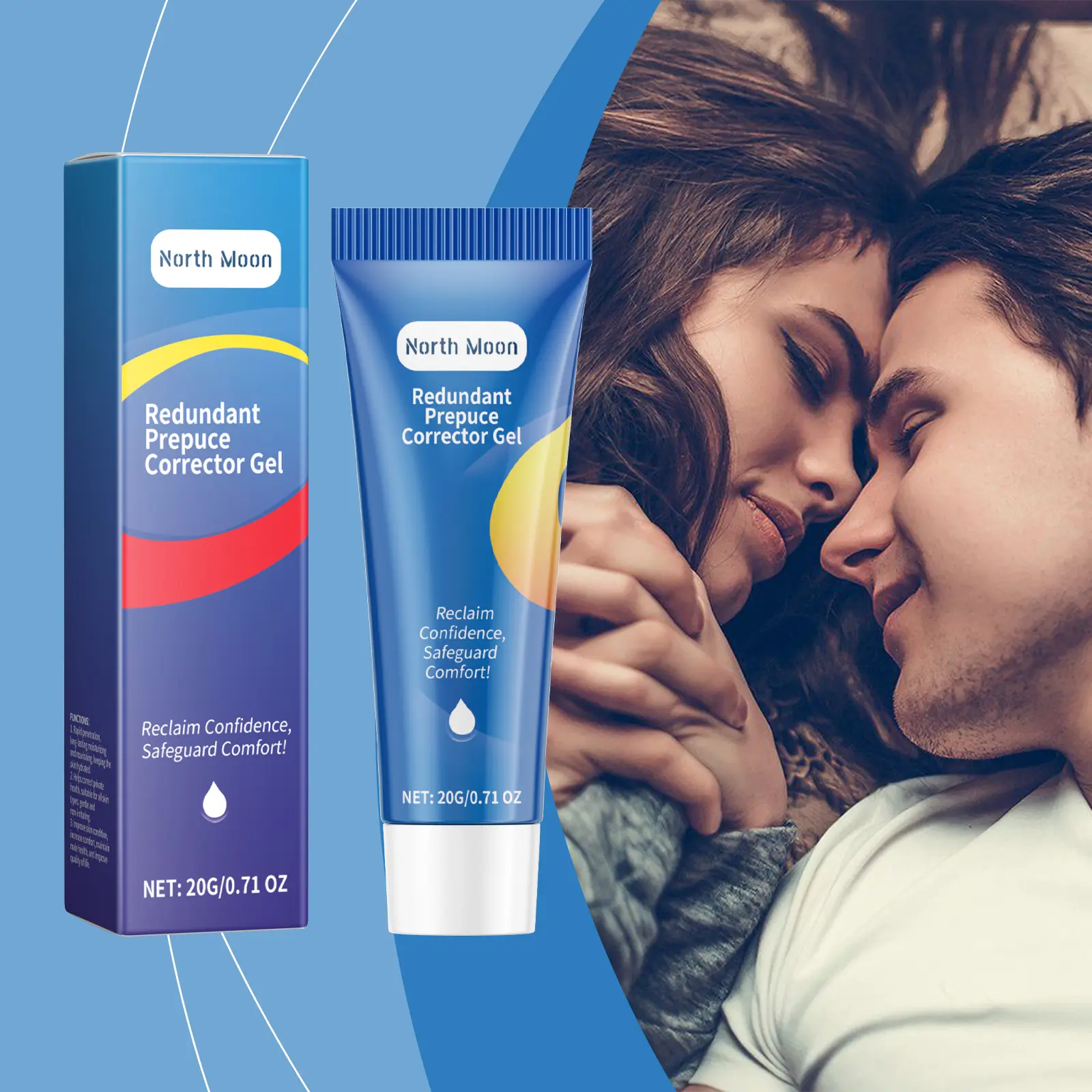 Beiyue Men's Repair Gel Herbal Ingredients Gentle Soothing Repair Moisturizing Care Gel