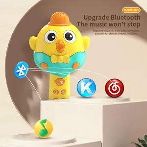 Microphone Mainan Ayam Anak-anak Taman Kanak-kanak Bernyanyi Simulasi Suara Bluetooth Musik K Sing Hi Play The Lead Bahasa Indonesia