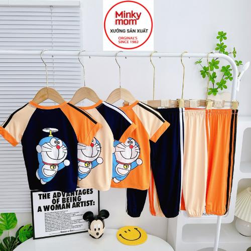 (Bé 7kg_ 40kg ) HÀNG VIỆT NAM LA05 Bộ Cộc Tay Quần Dài RỘNG  Cho Bé Trai, Bé Gái Đồ Bộ Thun Lạnh Cao Cấp Mềm Mịn Thoáng Mát Hàng Chuẩn  Dễ Chịu, Jean