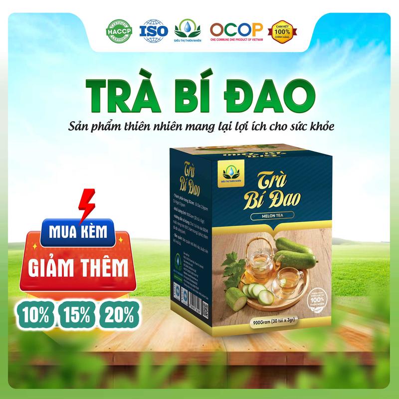  Trà Sâm Bí Đao Hộp 30 Túi Lọc Siêu Thị Thiên Nhiên trà  gc thảo mộc Nước Trà Chè Tea túi  trà Chua 