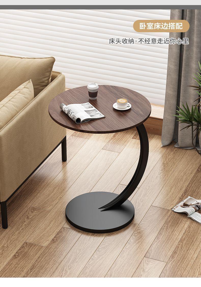 Product Introduction of Bàn Bên Ghế Sofa, Phòng Khách Bàn Cà Phê Đầu Giường Phòng Ngủ, Giá Để Đồ Hai Lớp, Bàn Góc Tròn Đơn Giản, Bàn Nhỏ Đầu Giường, Kích Thước Vượt Quá 99% Cùng Kiểu, [Điểm Xếp Hạng Tuyệt Vời] 4