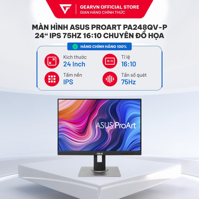 Màn hình ASUS ProArt PA248QV 24" IPS 75Hz 16:10 chuyên đồ họa