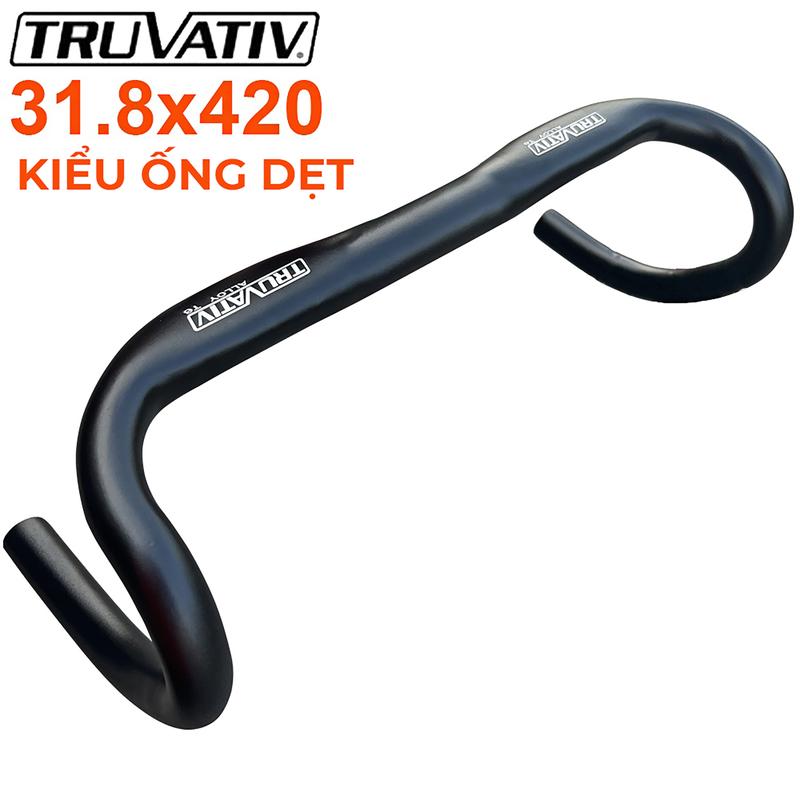 Ghi đông cong TRUVATIV nhôm xe đua, xe đạp Fixed Gear, 31.8mm Gắn Xe Đạp Đạp Xe Đạp Sports Sports