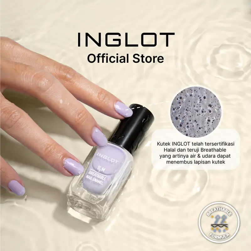 INGLOT Timeless Nail Polish Collection - Koleksi kutek/cat kuku/nail art/Nail Polish Halal Warna Timeless O2M Breathable Nail Enamel,  , Breathable Dapat Dilalui Air & Udara, gloss 11 ml 1