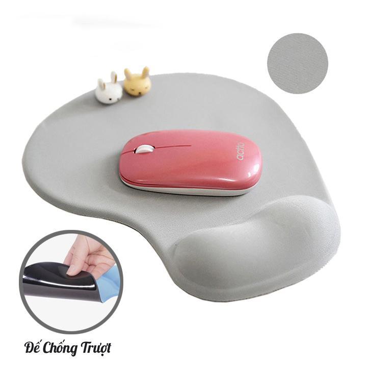 Lót chuột Có Đệm Tay Silicone Thiết Kế Công Thái Học Chống Mỏi, Chai Cổ Tay, Văn Phòng | Mouse Pad Gaming