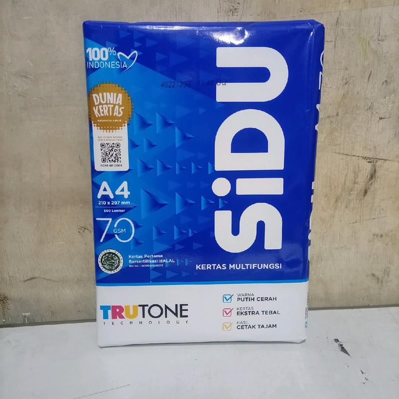 Kertas Hvs SIDU A4 dan F4 70g ecer 100lembar 0