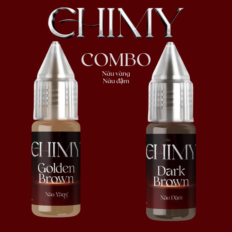 Chimy mực viết bút máy học sinh Combo mực mày - chai 7ml 12ml
