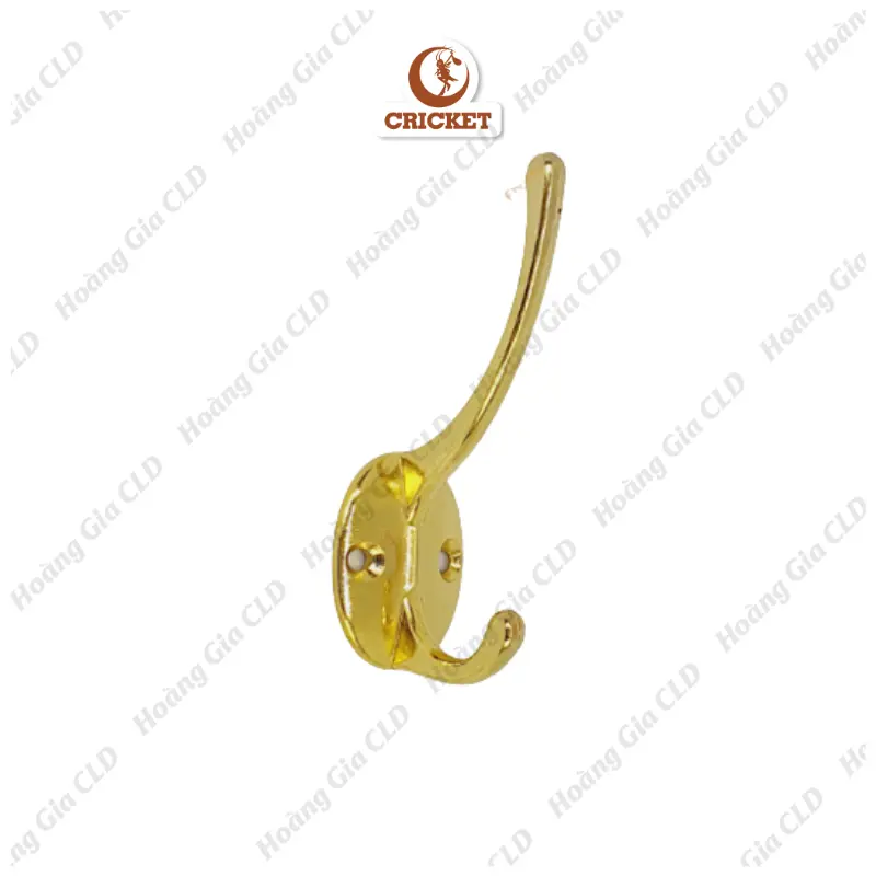 Móc treo gắn tường cổ điển màu vàng siêu sang trọng - móc treo cổ điển - Tặng kèm ốc vít