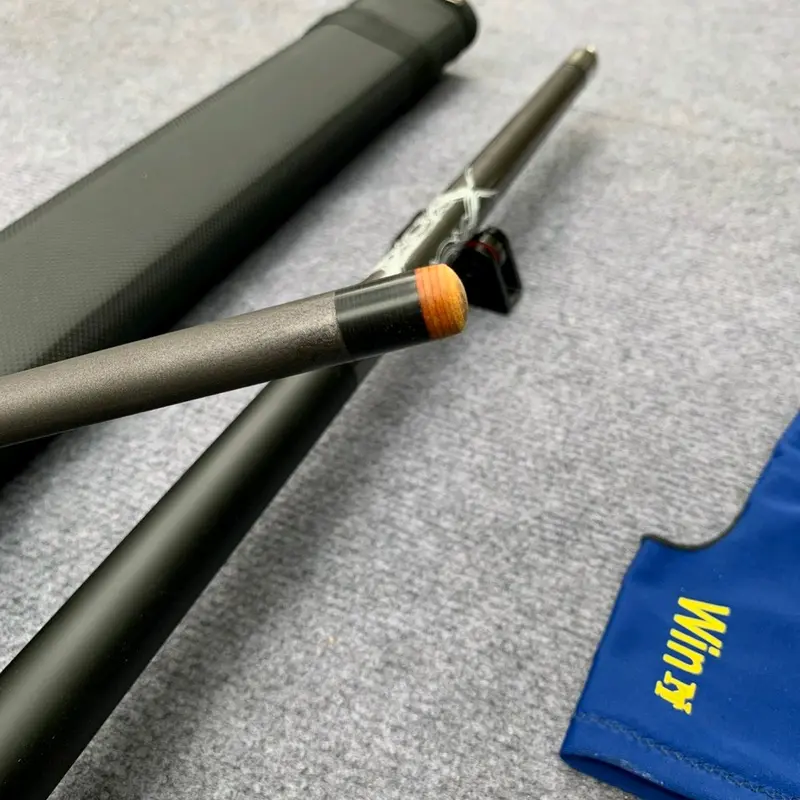 Cơ bida lỗ Aileex carbon xám ( kèm bao da, găng, lơ) Thể Thao Gậy Bida ngọn 2