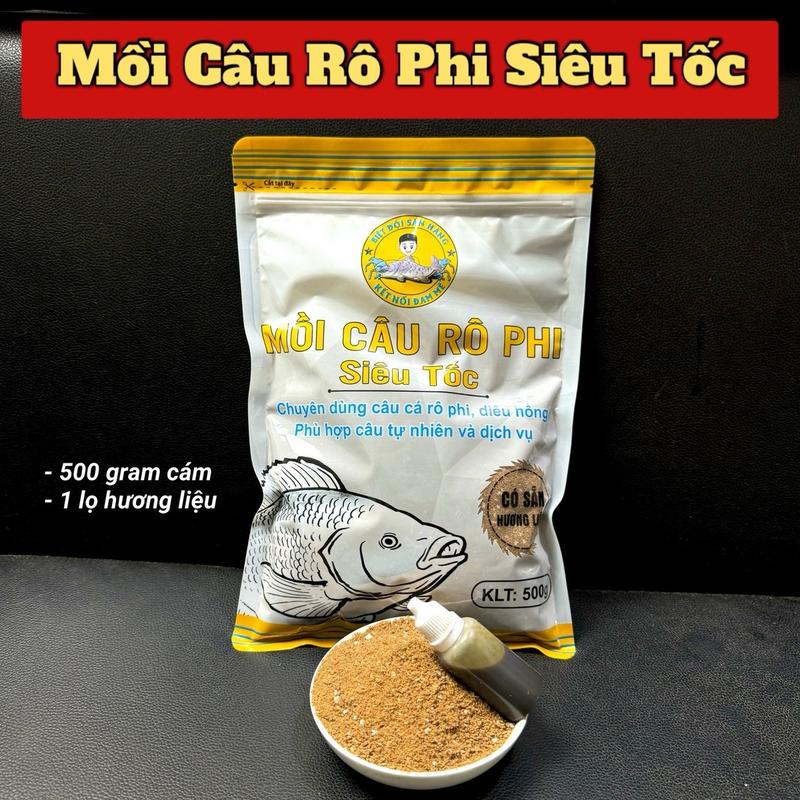 Mồi Câu Cá Rô Phi Siêu Tốc của Biệt Đội Săn Hàng mồicâucá rô phi cụ