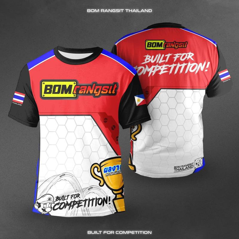 BOM RANGSIT Sublimation Shirt Shnhgtort Sleeves Round Nbgeec - TikTok ...