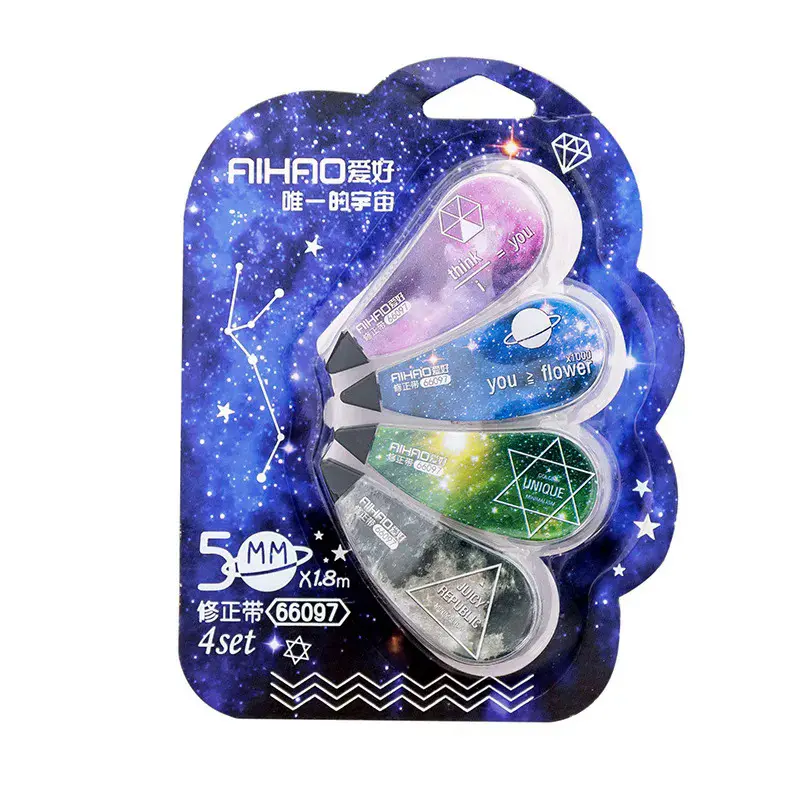 Eco friendly Korea cute diary decoration colored stationery correction tape refill