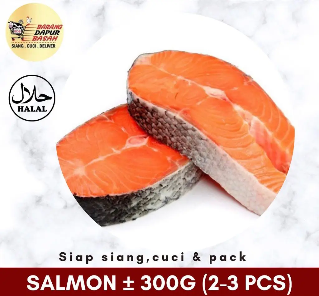 IKAN SALMON 300GM/PACK [SIAP SIANG DAN CUCI / DELIVERY 1 SEMENANJUNG] Food Fresh Seafood