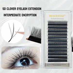 ขนตาปลอม 5D และ 3D พร้อมแกนขนตาแกะและสมดุล W 0.07 ม. ความหนาของการต่อขนตา