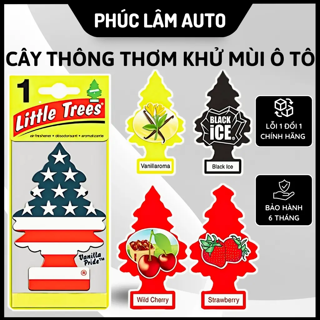 Cây thông thơm, Lá thông thơm Little tTee khử mùi dành cho ô tô, tủ quần áo. Hương thơm chiết suất 100% từ tự nhiên mang lại cảm giác thoải mái cho người sử dụng Có nhiều mùi hương dễ chịu như Dâu, Táo, Chanh, Vanila,.. Dầu Thơm ,Tinh Dầu Dầu Thơm Phòng