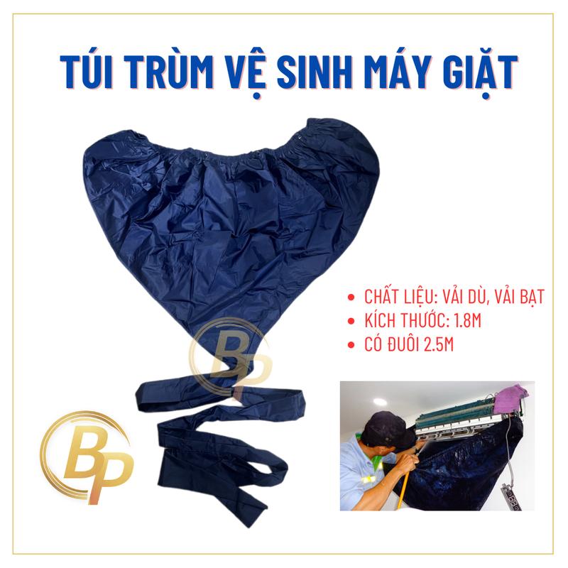 Túi trùm vệ sinh máy lạnh treo tường - Áo bọc hứng nước rửa điều hòa - Bạt vệ sinh máy lạnh