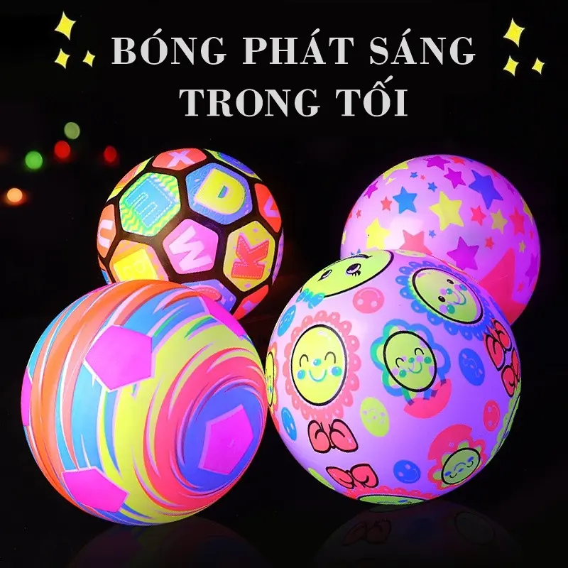 [Chưa bơm] Bóng phát sáng nhiều màu trong tối 0