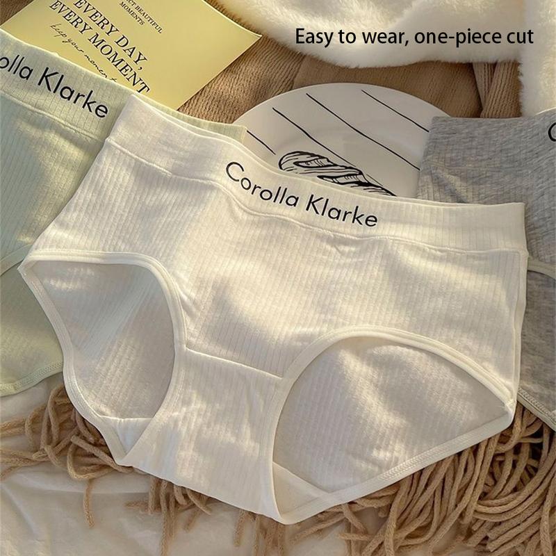 Quần Lót Cotton, Dành Cho Nữ, Màu Trơn cạp vừa, Quần Lót Tam Giác, Liền Mạch, Thoáng Khí, Thoải Mái, Hấp Thụ Mồ Hôi, Quần Lót Nữ Đồ Lót 7