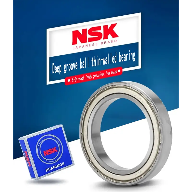 NSK bearings  Deep groove ball bearing  Thin walled  Low noise  Low friction 6800 6801 6802 6803 6804 6805 6806 6807 ZZ RS
