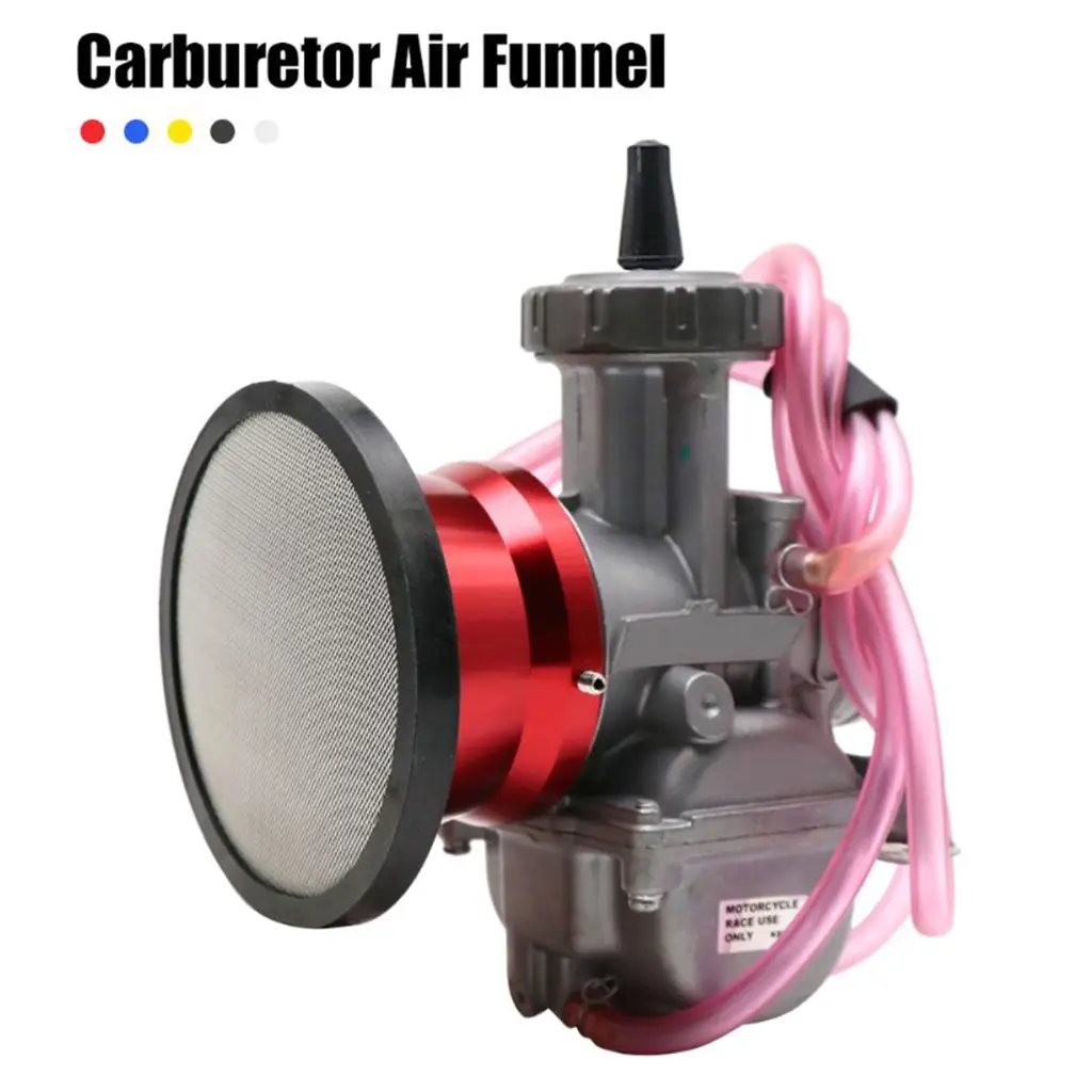Tai-Bộ Lọc Khí Nạp Bộ Chế Hòa Khí Xe Máy 63Mm, Cốc Còi Gió, Phễu Carb, Kèn Tương Thích PWM PWK 34 36 38 40 42Mm Phụ Tùng