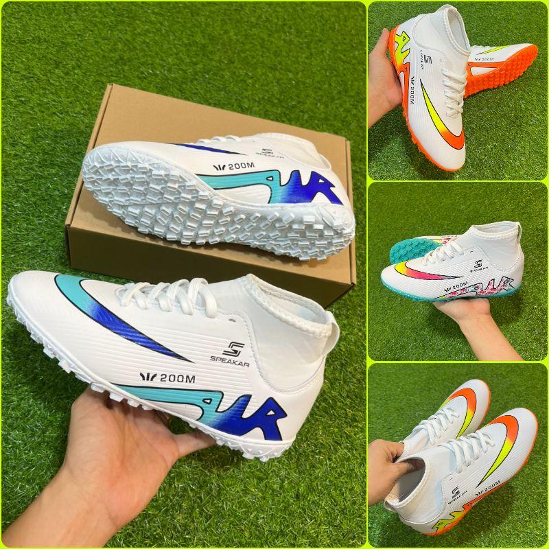 [Tặng tất + Túi kéo] Giày đá bóng nam cổ caoAirmax_77A_Đã may đế, Kèm bảo hành 1 tháng, đủ size 37-44 Sport Đá Banh