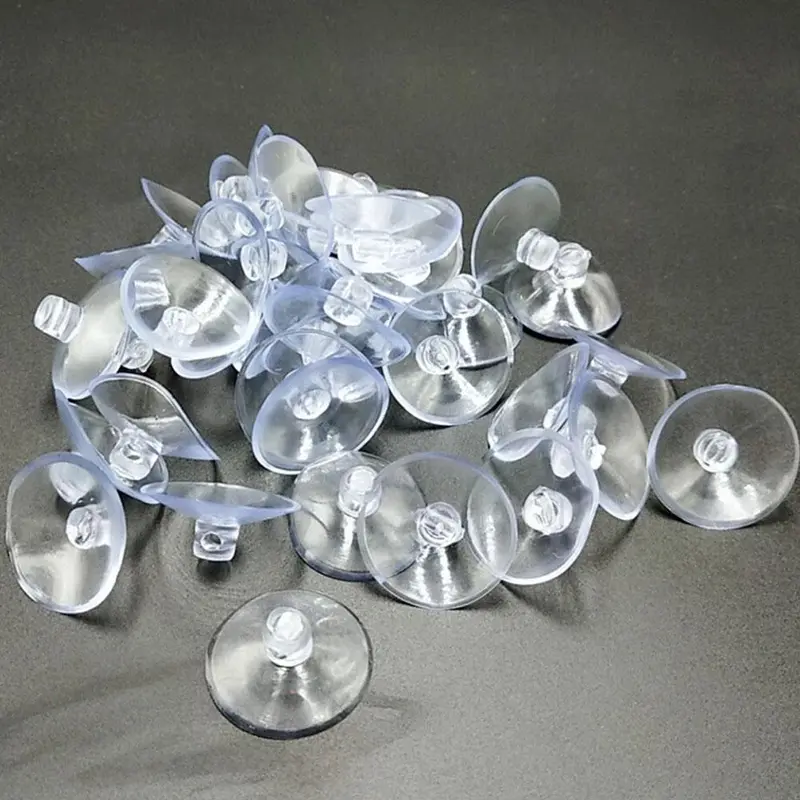 Cốc Hút PVC, 12 Chiếc, Cốc Hút Nhỏ Có Thể Tháo Rời Thích Hợp Cho Nhà Bếp, Phòng Tắm Và Vòi Hoa Sen, Dán Tường, S1Q9 7