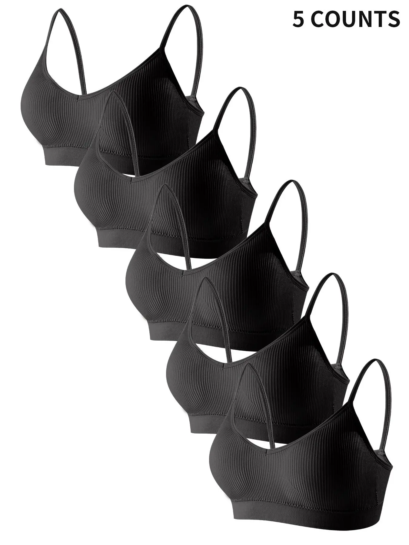 Women's Solid Wireless Bra, Casual Comfortable Breathable Bra, Lingerie for All Seasons
