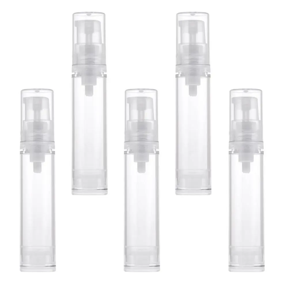 Portable Airless Bottle Cosmetic Treatment Pump Travel ml Plastic Organiser