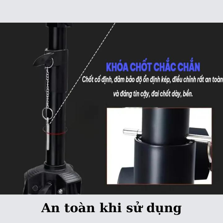 Product Introduction of Chân đế kệ để loa ĐẠT VINH chân loa INOX 201 siêu bền bỉ, giá đỡ loa phòng hát gia đình gấp gọn, tùy chỉnh chiều cao 1m3 14