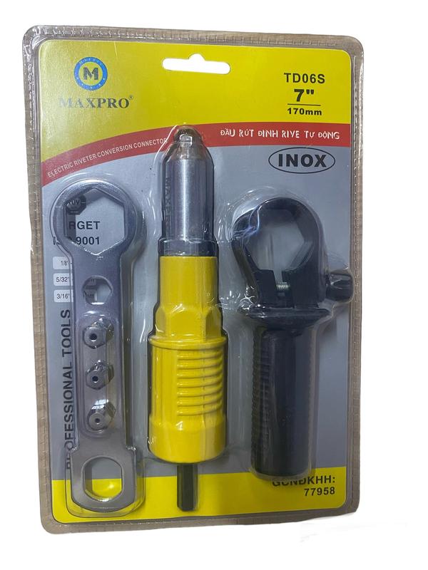 Đầu rút rive Maxpro nhựa, nhôm (gắn đầu máy khoan)TĐ TD06 , TD06s