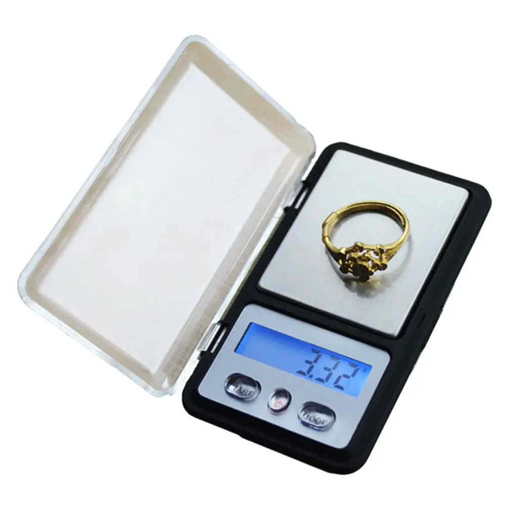 Cân Trọng Lượng Đèn Nền, Độ Chính Xác Cao, Cân Kỹ Thuật Số Bỏ Túi Mini, Phạm Vi 100g / 0.01g Và 200g / 0.01g, Thích Hợp Để Kiểm Tra Đồ Trang Sức, Cân Điện Tử