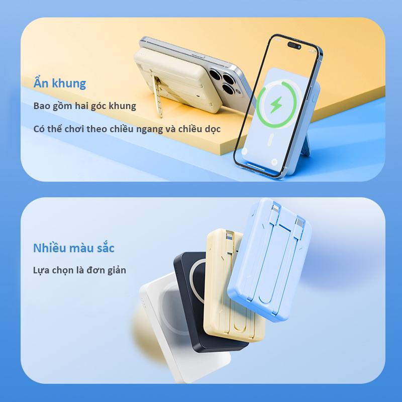 Product Introduction of LOOPPOINT Sạc Dự Phòng Không Dây Từ Tính Sạc Nhanh Pin 10000mah và 20000mah,Pin sạc dự phòng không dây mini 26