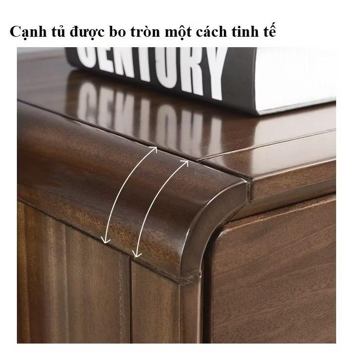 Tủ đầu giường có ngăn bí mật (dùng nam châm) 4
