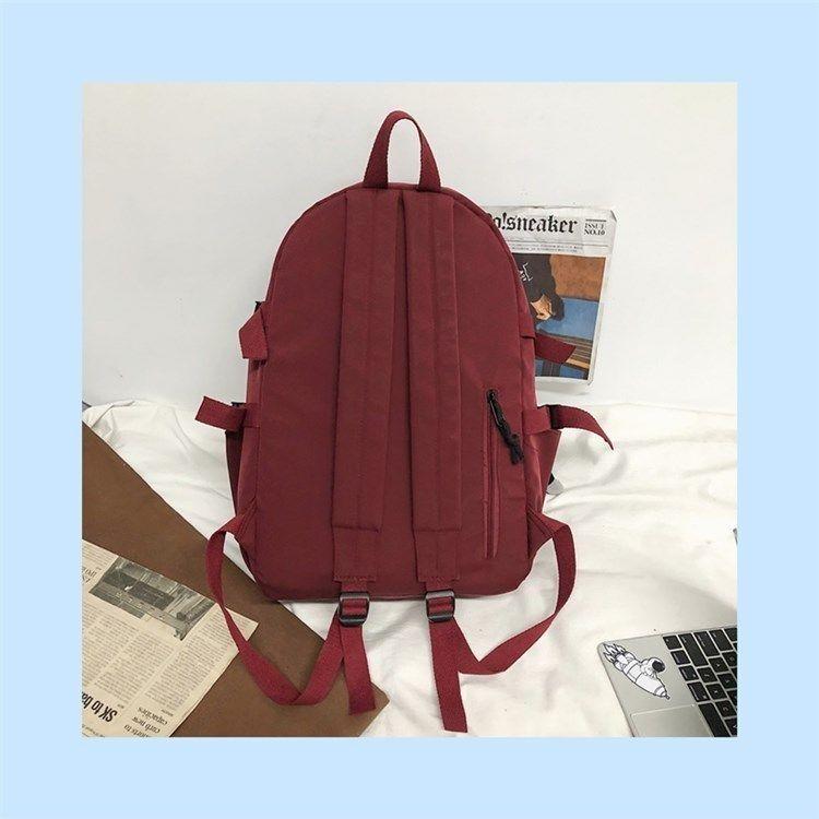 Product Introduction of Schoolbag Male High School Student Ins Fashion Cool Campus Backpack Female College Student Simple Large Capacity Backpack Korean Style 2024 12