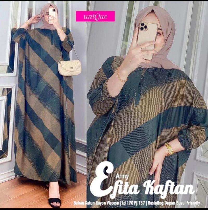 Product Introduction of KAFTAN MOTIF EVITA RAYON PREMIUM BUSUI JUMBO LD 170CM 5