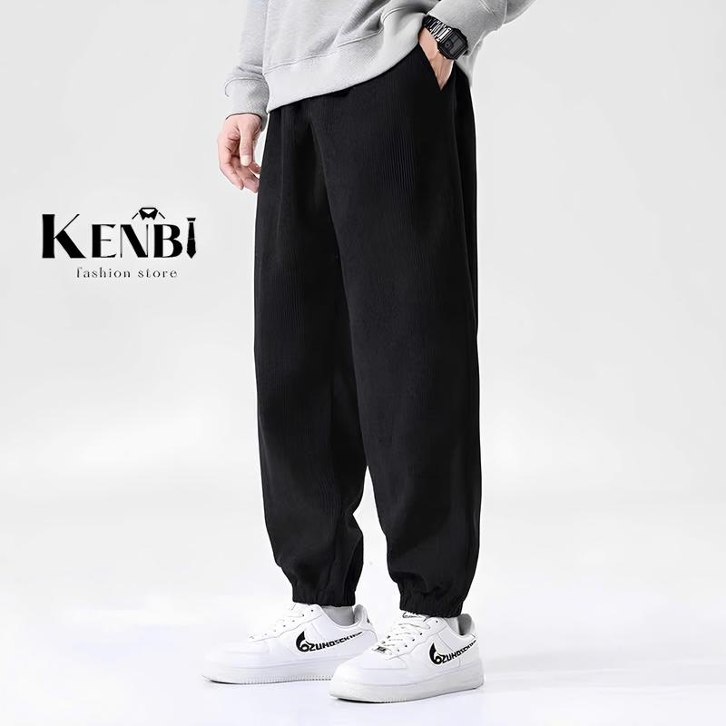 [ CAO CẤP ] Quần Gân Tăm Jogger nam nữ nhà KENBI store form dáng ống rộng, bo gấu, unixsex, cao cấp Ong Menswear Pants Sport Gym Tập Thể Dục 0
