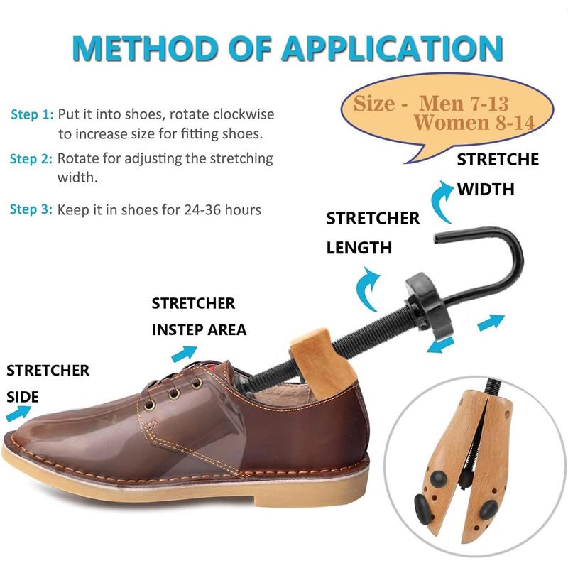 Wooden ligereza Shoe Stretcher Adjustable