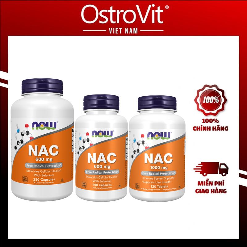 Now NAC - Thực Phẩm Bổ Sung Hỗ Trợ Gan, Bảo Vệ Gan
