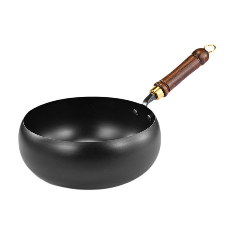 11'' Iron Wok Cookware Boiling Gas Frying Pan for Kitchen Hotel Restaurant 5