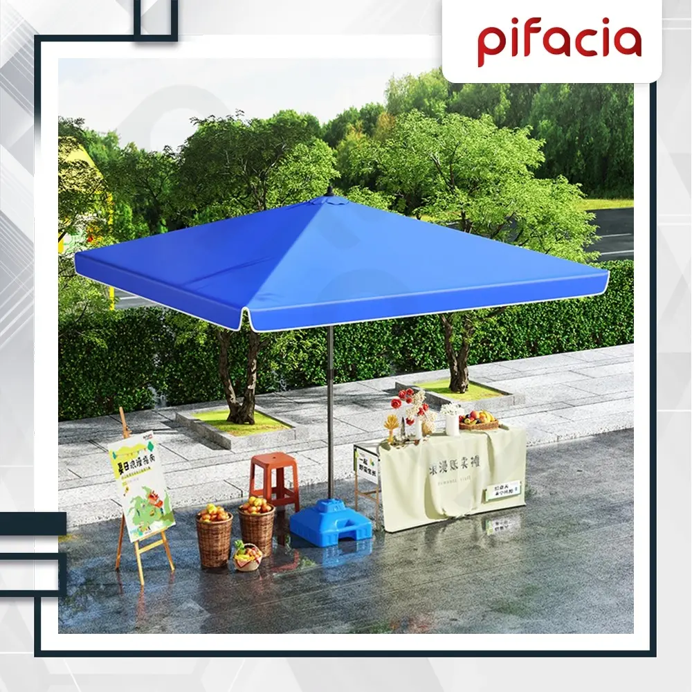 PROMO!! Payung Dagang Tenda Jualan Bazar Jumbo Persegi Lipat Portable Serbaguna Anti Panas Hujan Mudah Dipasang