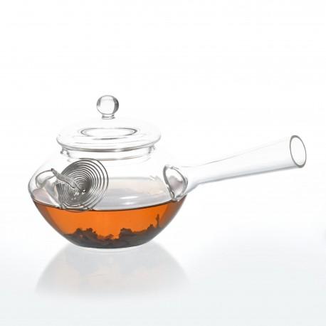 Gambar Yokode Teapot 350 ml with Stainless Steel Strainer - SUJI Glass Kaca dari Suji Premium Handcrafted Kota Bandung Tokopedia