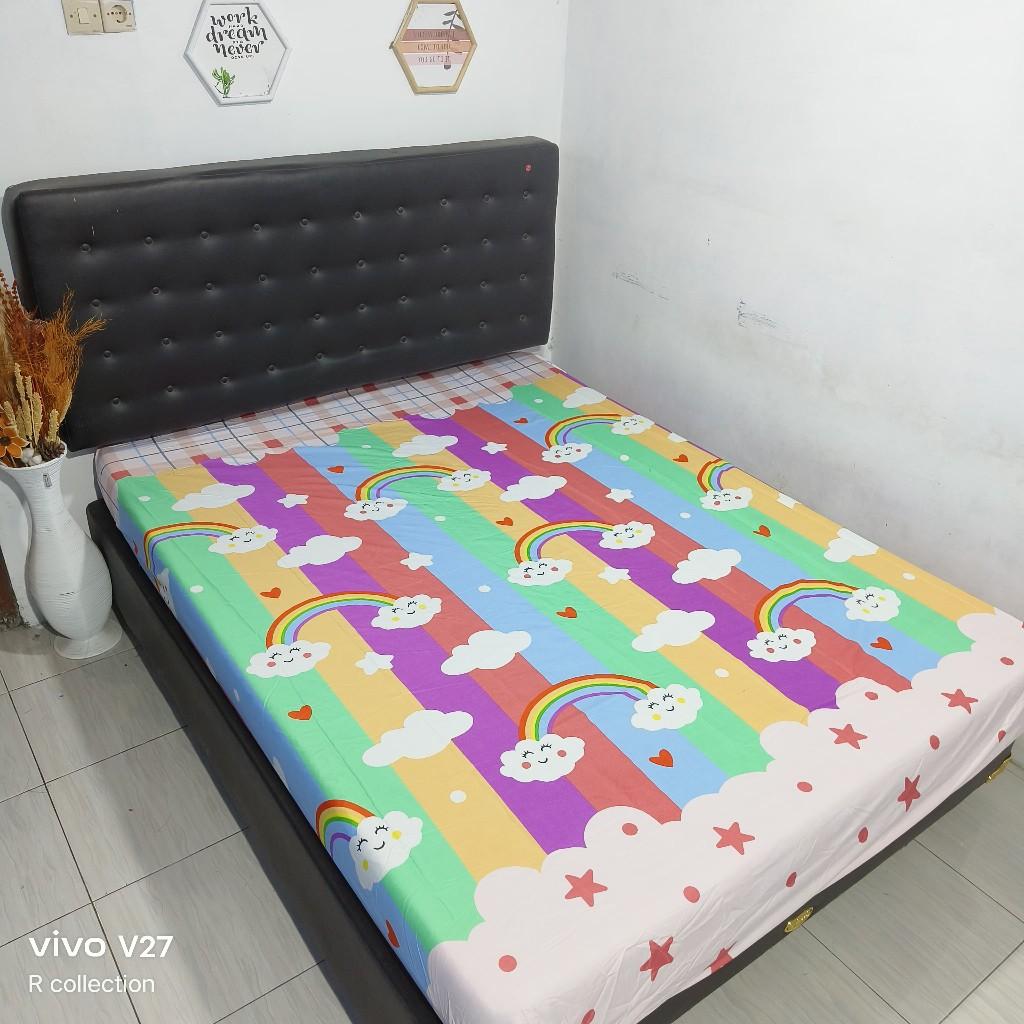 PROMO!!!! sprei 100rb dapet 3pcs Katun Bisa Dicuci