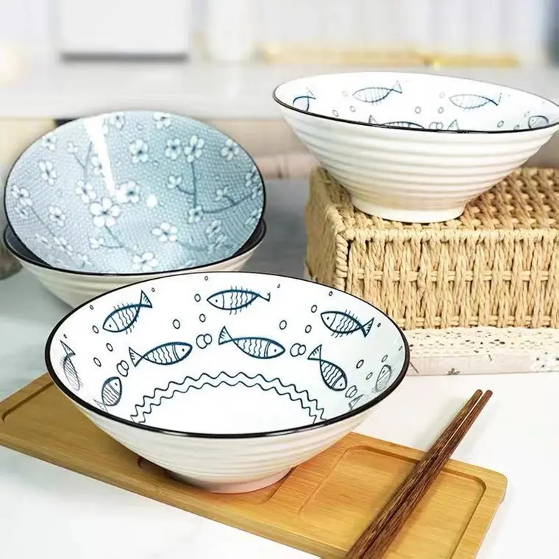 Tô Loe Họa Tiết Hình Chất Liệu Gốm Sứ Cao Cấp 3