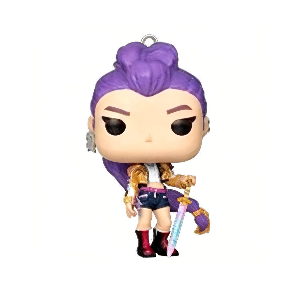 KPop Demon Hunters HUNTR/X Rumi Mira Zoey Cosplay Keychain Bag 2D ...