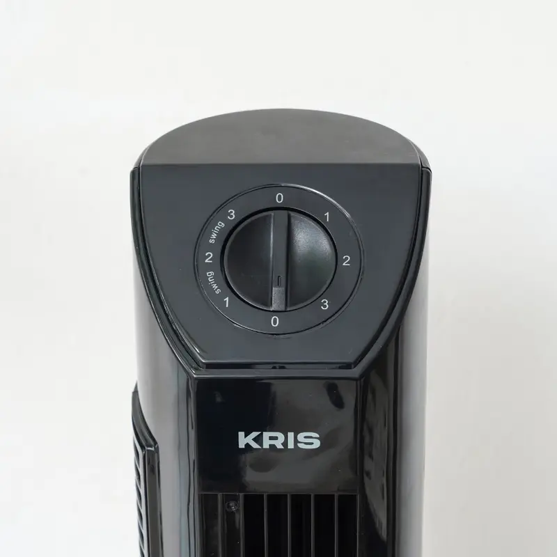 AZKO Kris Kipas Angin Berdiri - Hitam Standing Fan Penyejuk Ruangan Kipas Lantai 3