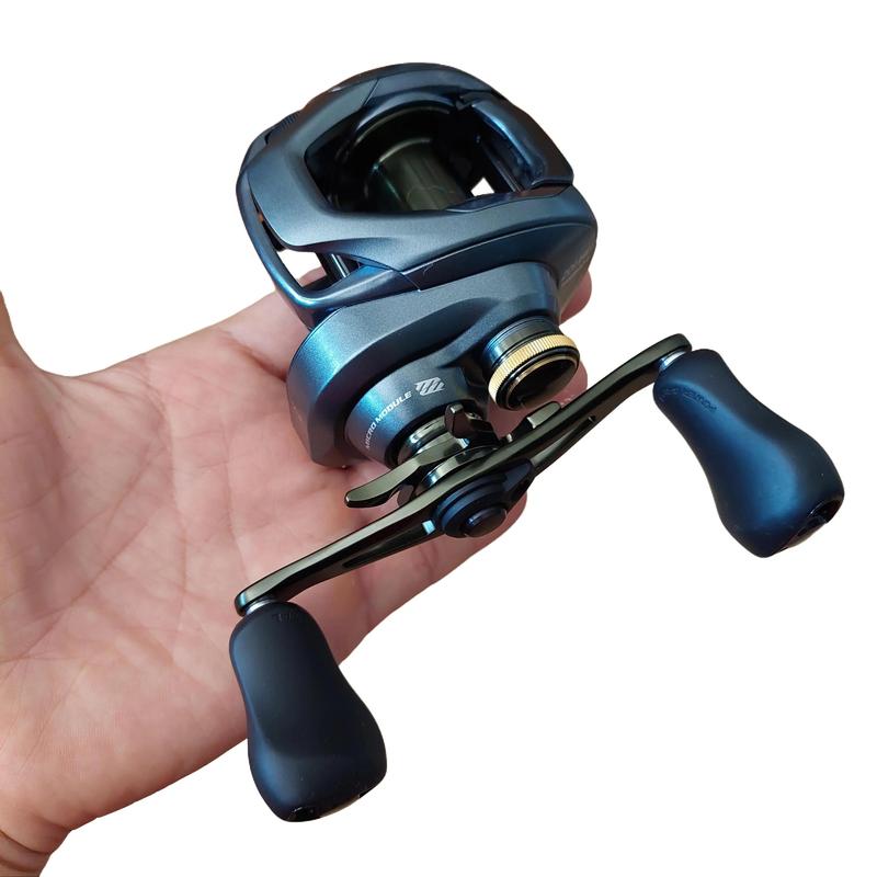 Máy Câu Lure Ngang Shimano Curado DC 201 Cao Cấp, Chip Chống Rối DC4 Đi Câu Bắt Cá Fishing Câu Cá may  caungang
